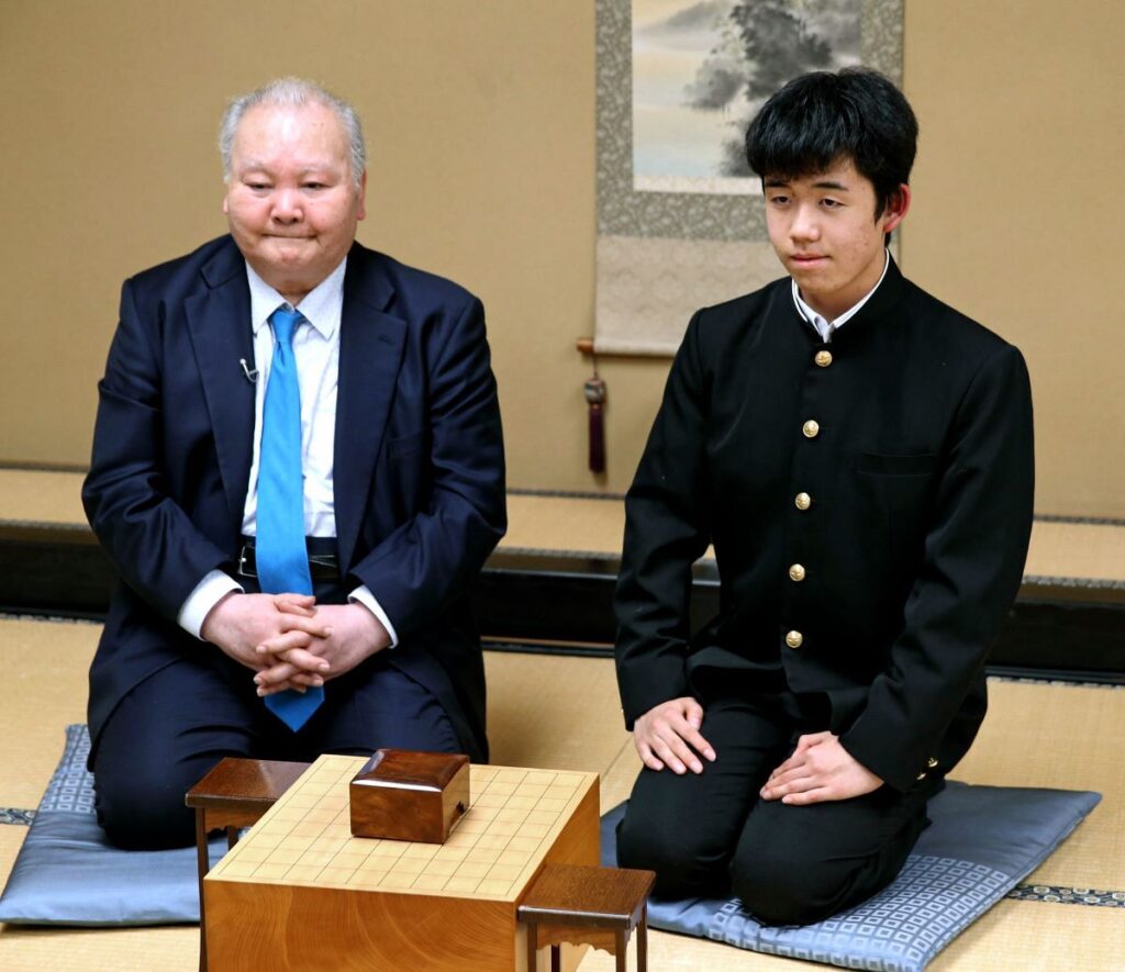 加藤一二三さんと藤井聡太さん